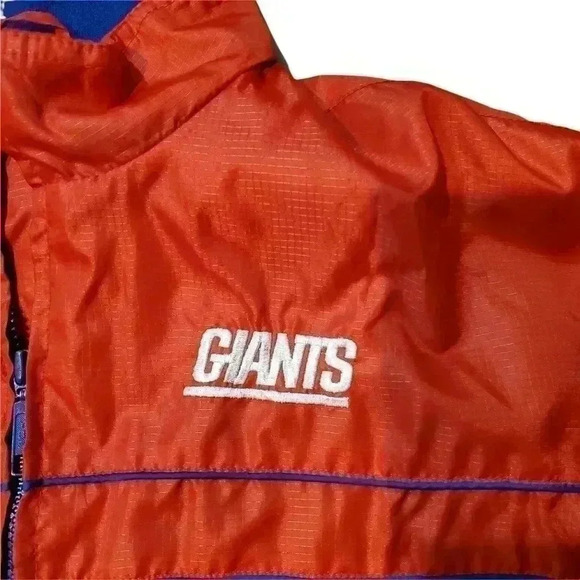 NFL New York Giant Fulk Zip Windbreaker Jacket Sz M - Picture 3 of 10